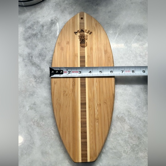 Totally Bamboo Maui, Hawaii Surfboard Small Cutting Board-Brand New without tag - Picture 7 of 8